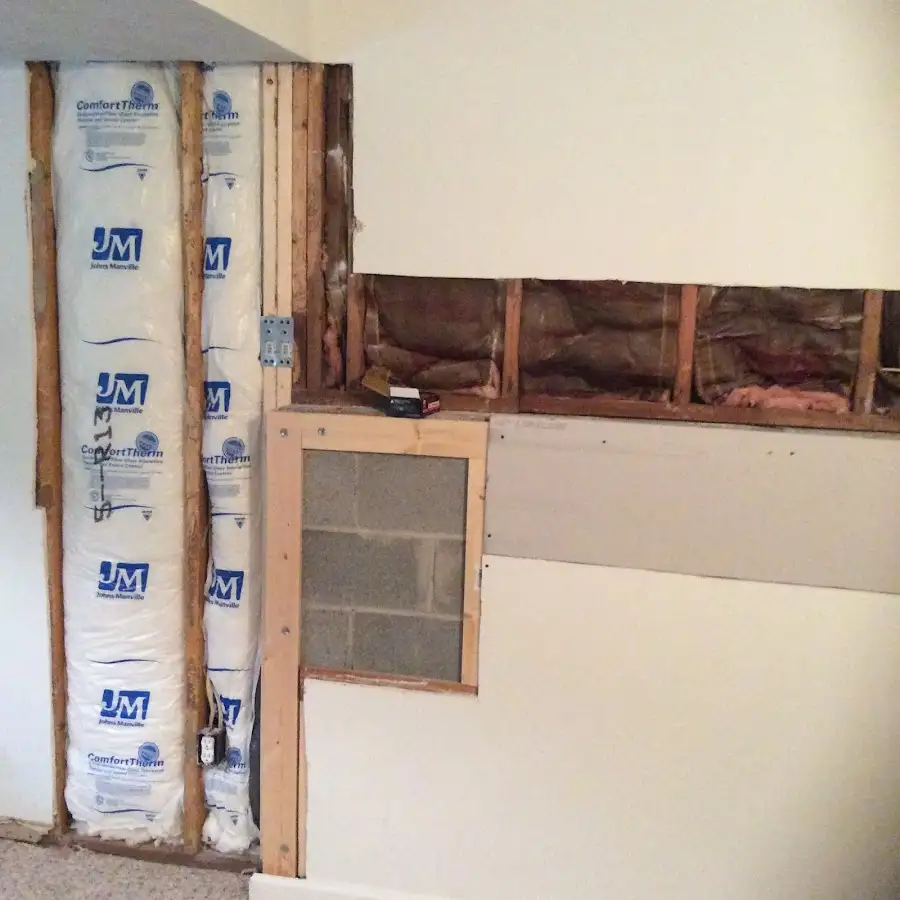 Wall insulation replacement during Contents Cleaning & Restoration in Mount Sterling